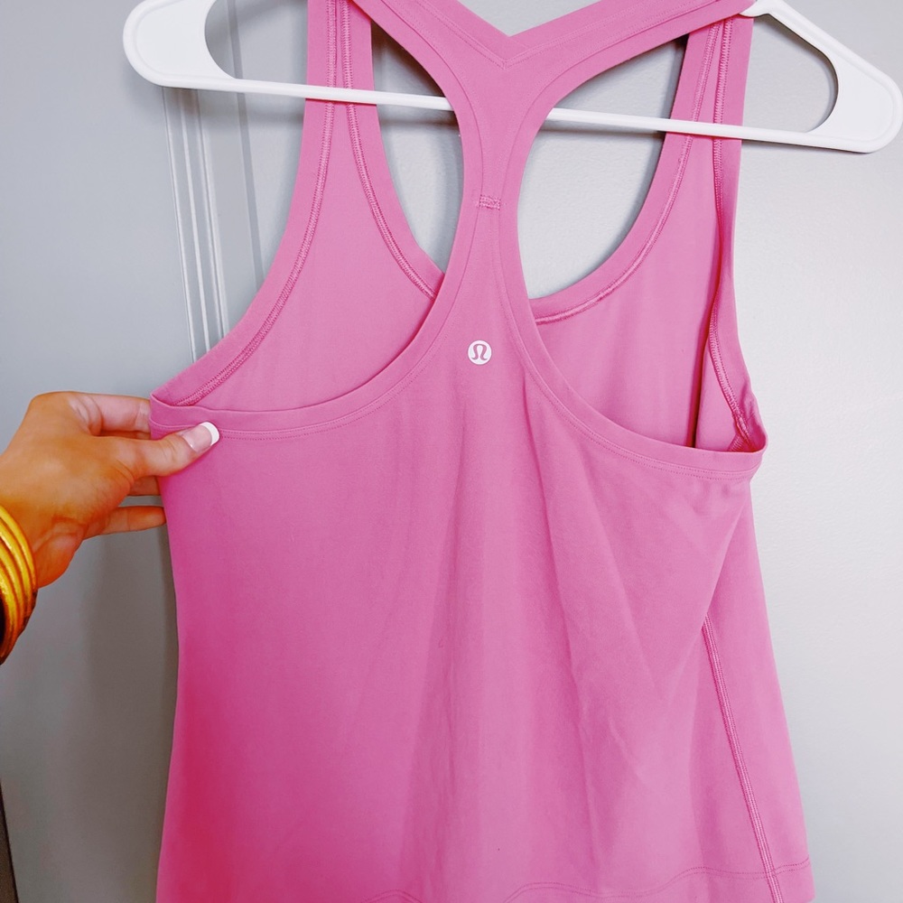 COPY - PINK LULULEMON NULU TANK